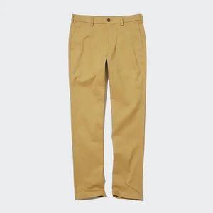 Slim Fit Chinos Pants Men Size 31x34inch Color Yellow